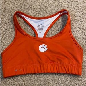 NIKE clemson sports bra